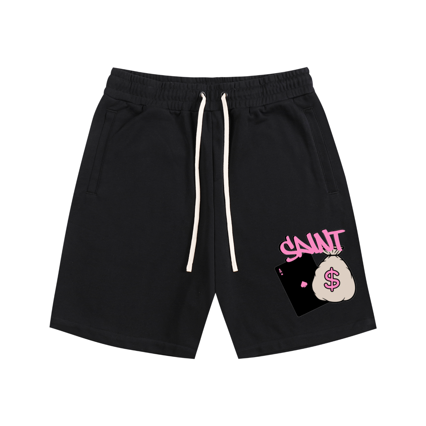 SAINT “Money In Da Bag” Shorts Pink