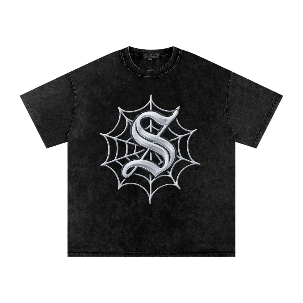 Spyder “S” Oversized Acid Wash Tee