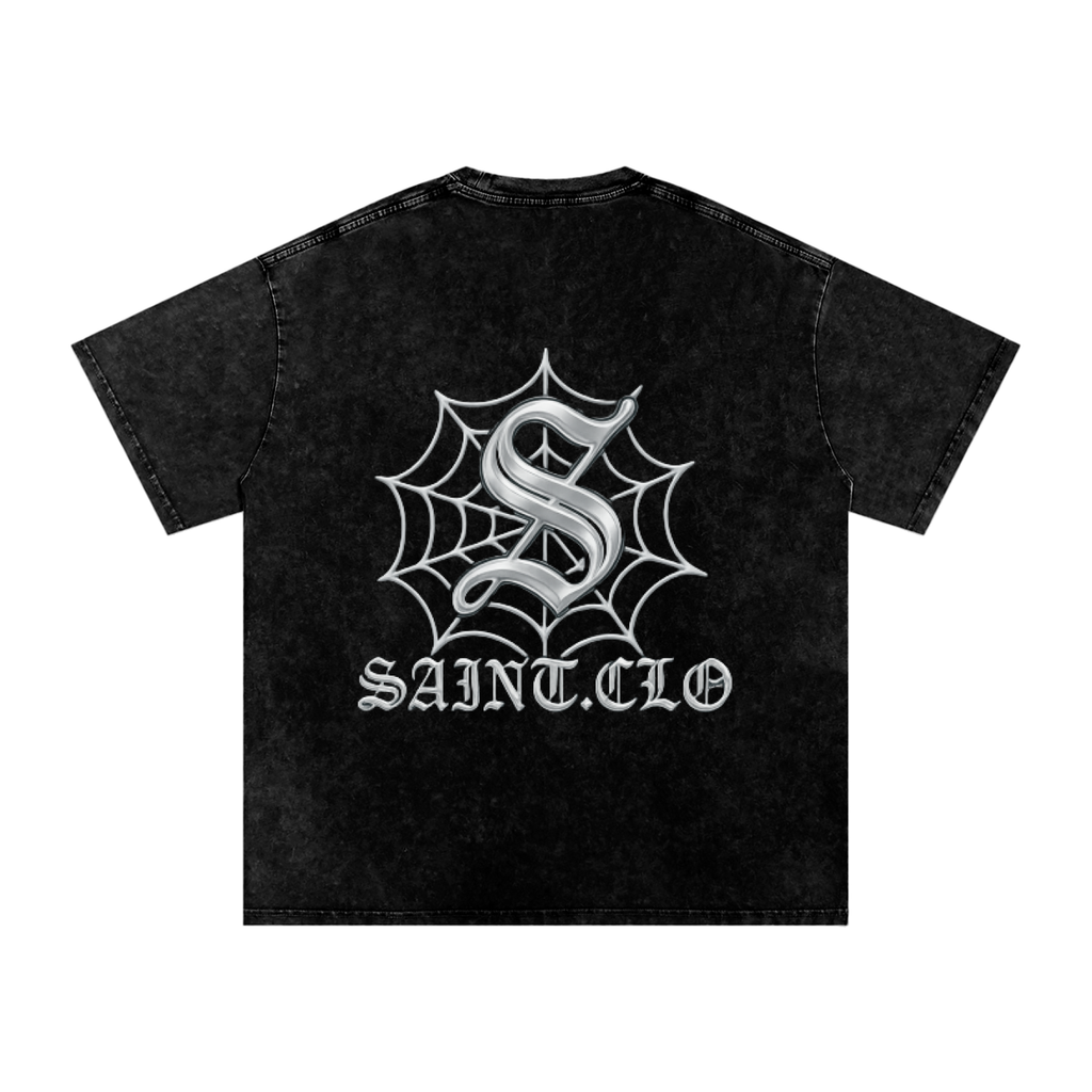 Spyder “S” Oversized Acid Wash Tee