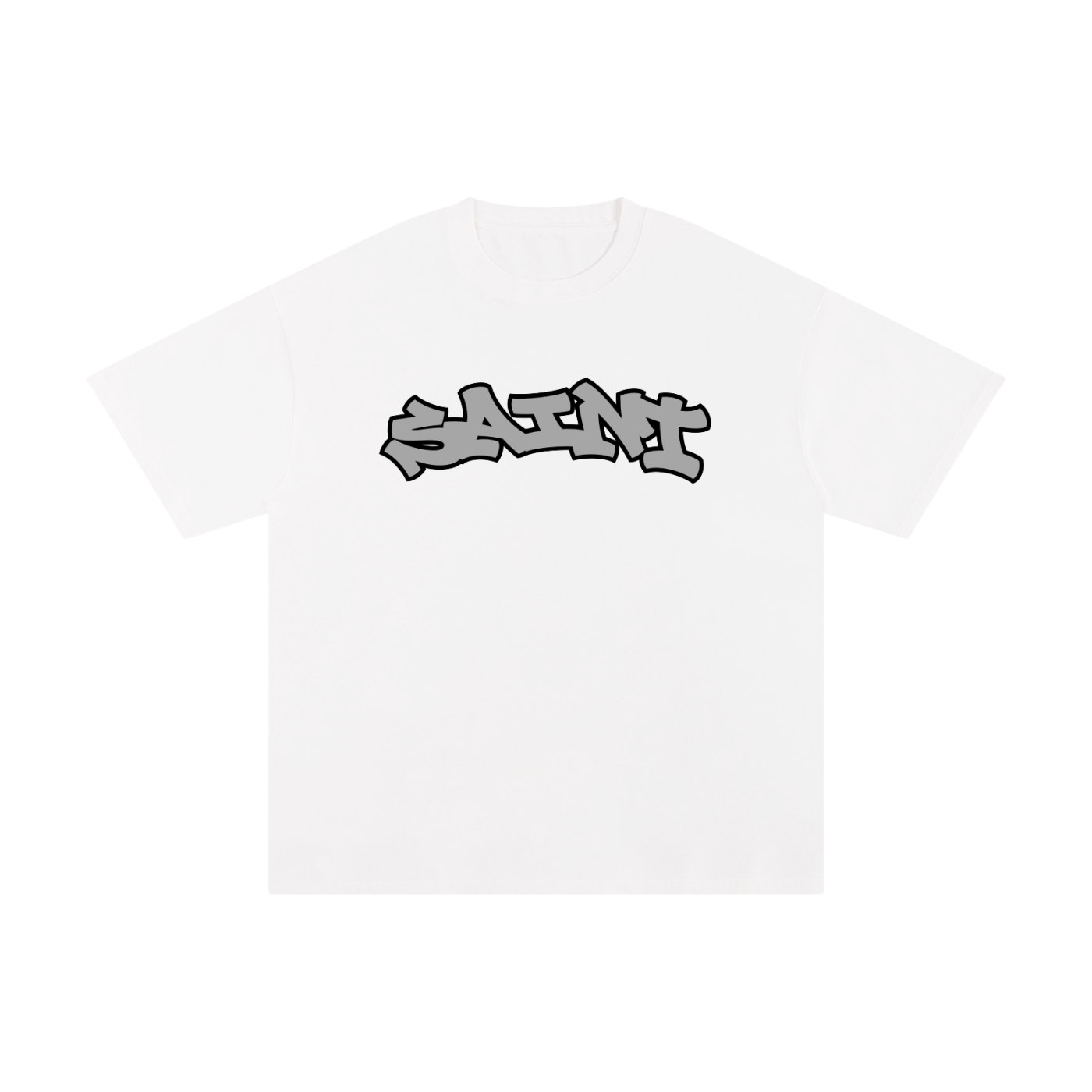 Saint Graffiti Graphic Tee (Grey)