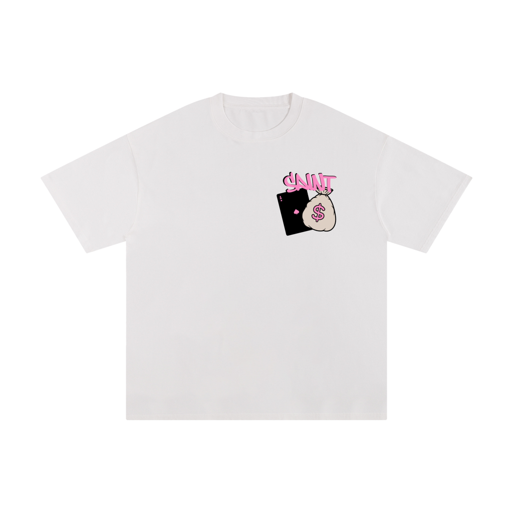 Saint “Money In Da Bag” Tee Pink